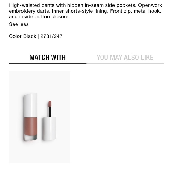 Zara pants with openwork embroidery - Picture 14 of 15